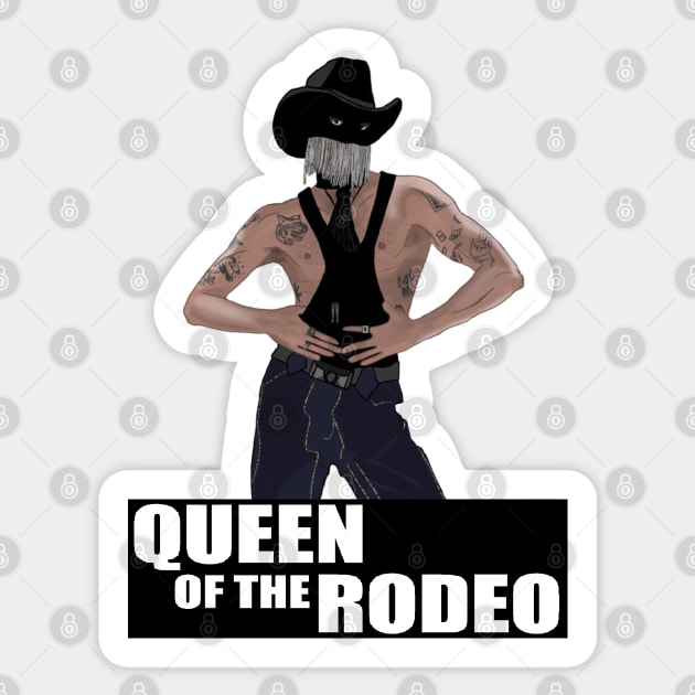 Rodeo Queen Sticker by eekayj